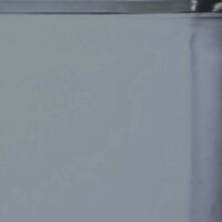 Telo per piscina rotondo GRE Ø350x120 cm grigio sormonto 30/100 SP3550GF