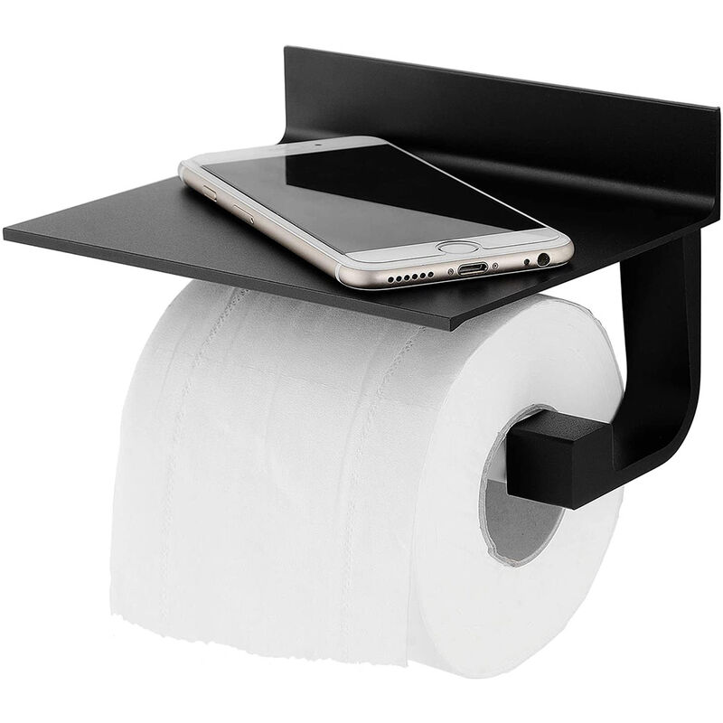 Portarrollos de papel higiénico Wangel adhesivo con soporte para móvil por  15,99 euros en