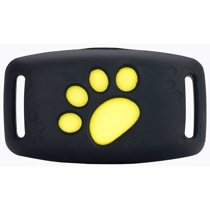 Localizador GPS para mascotas, rastreador, collar para perros y gatos,  dispositivo antipérdida (negro)