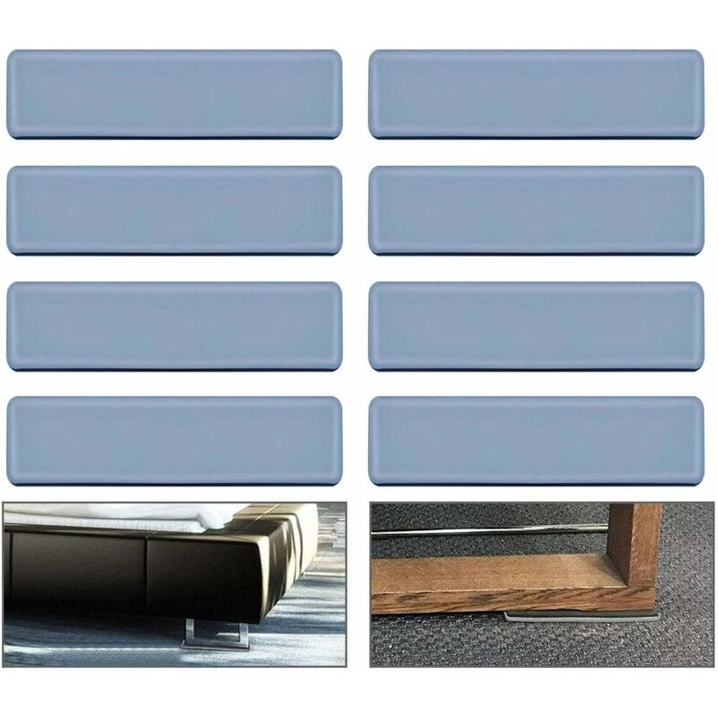METALLIXITY Deslizadores deslizantes para muebles de PTFE (1 1/2 pulgadas),  4 unidades, almohadillas protectoras redondas autoadhesivas para pisos