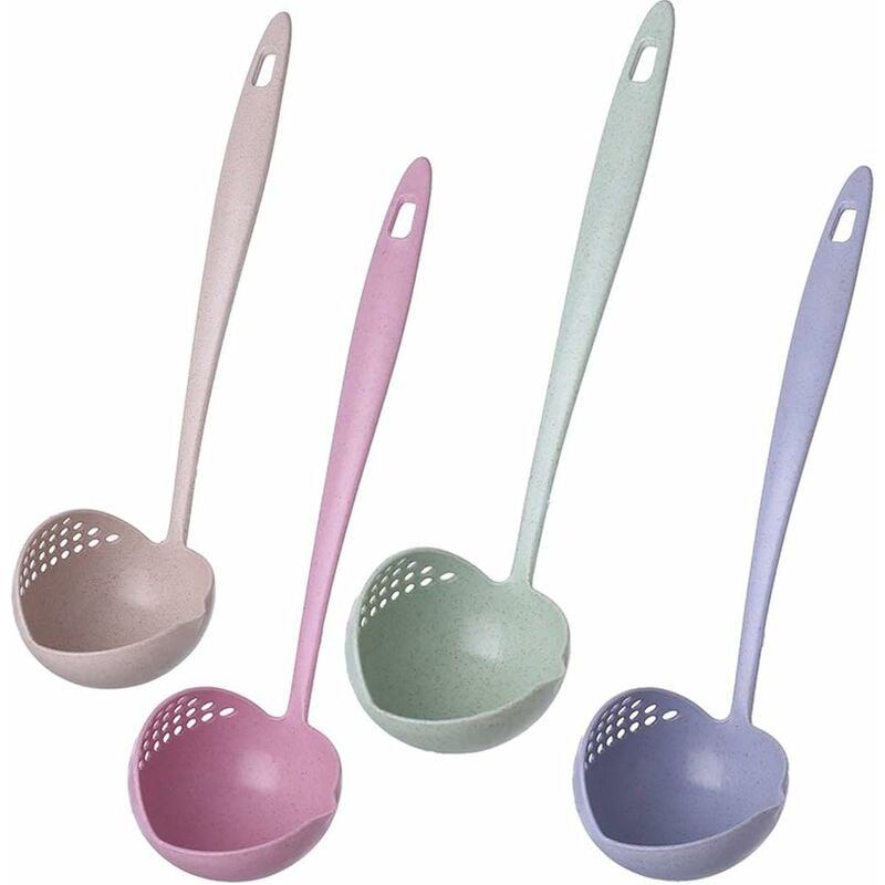 Cucharones De Cocina Acero Inoxidable Largos Para Sopa Sopas Ollas Grandes  Set 3