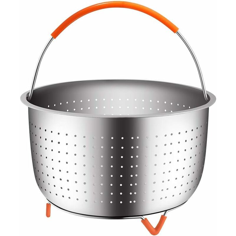 VEVOR VEVOR Olla de vapor de 11 pulgadas/28 cm, olla de vapor de 3 niveles para  cocinar con olla de 8,5 cuartos, vaporizador de verduras y 2 bandejas de  vapor, utensilios de