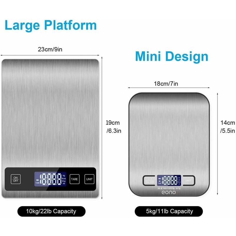 Báscula De Cocina Digital Alta Precisión ilios innova 0.1/5 kg