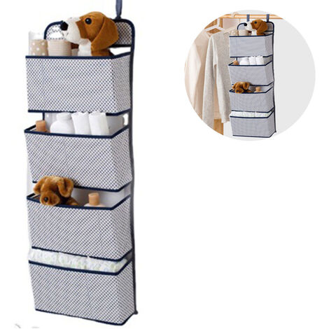 Organizador-4 bolsillos de rejilla en el armario para niños, А119,  72x22 cm - AliExpress