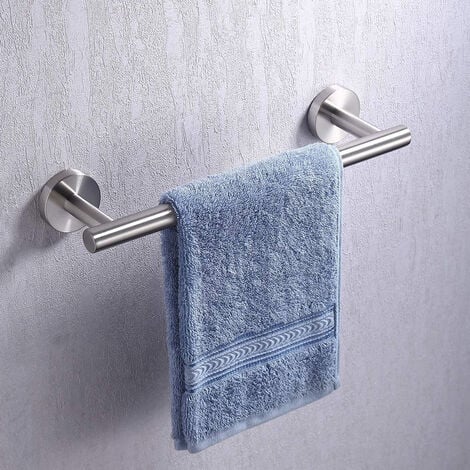 Porte-Serviettes Salle de Bain Barre Porte Serviette Acier INOX SUS304 Murale 30 CM Brossé