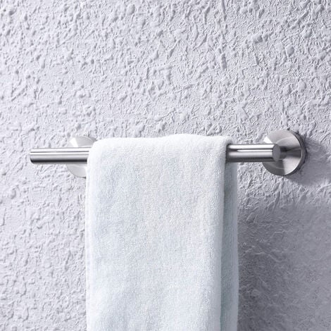 Porte-Serviettes Salle de Bain Barre Porte Serviette Acier INOX SUS304 Murale 30 CM Brossé