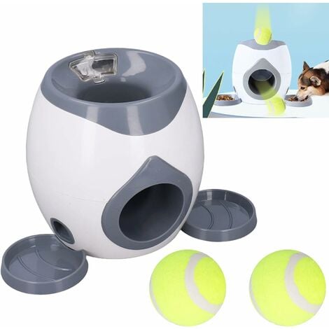 Lanzador automático de pelotas para perros, lanzador interactivo de pelotas  de tenis para perros con recompensa
