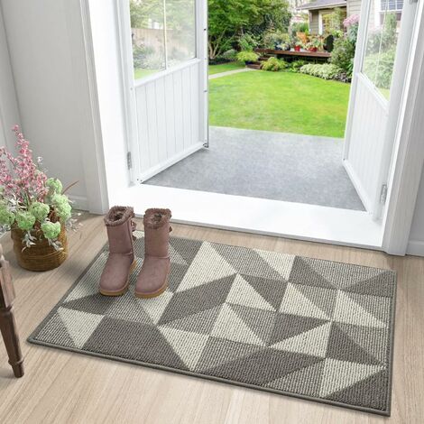 Felpudos de alta calidad para interiores y exteriores, alfombra  antideslizante para puerta de entrada, felpudo