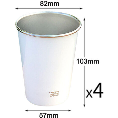 Vaso doble pared recto 400 ml