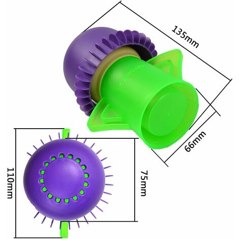 Limpiador de microondas Angry Mama - Base púrpura