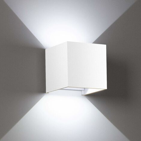 Luz de pared interior/exterior 12W 4 Pack luces de pared LED negras  ajustables 3000K blanco cálido IP65 lámpara de pared impermeable para sala  de estar dormitorio ACTIVE Biensenido a ACTIVE