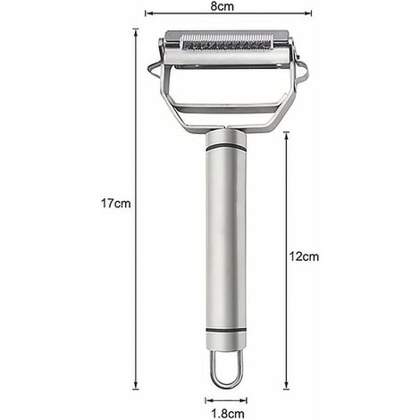 Pelador de verduras de acero inoxidable, pelador de patatas Manual