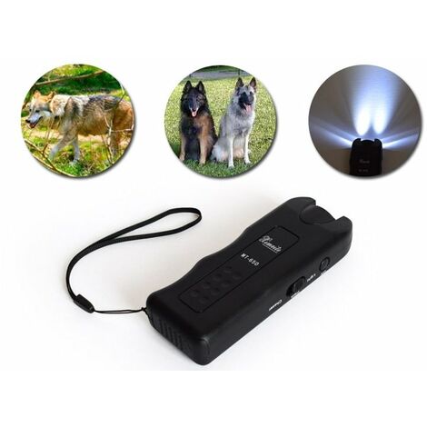 Ahuyentador de perros ultrasónico portátil Dispositivo antiladridos  Dispositivo de control de ladridos Paseo al aire libre