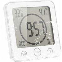 Reloj de baño, temporizador de ducha, alarma, relojes digitales