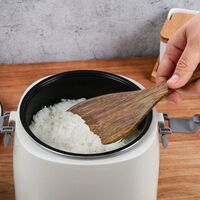 Paleta de arroz de madera de alta calidad, cuchara para servir arroz, cocina asiática, espátula de arroz de madera, juego de utensilios de cocina de madera