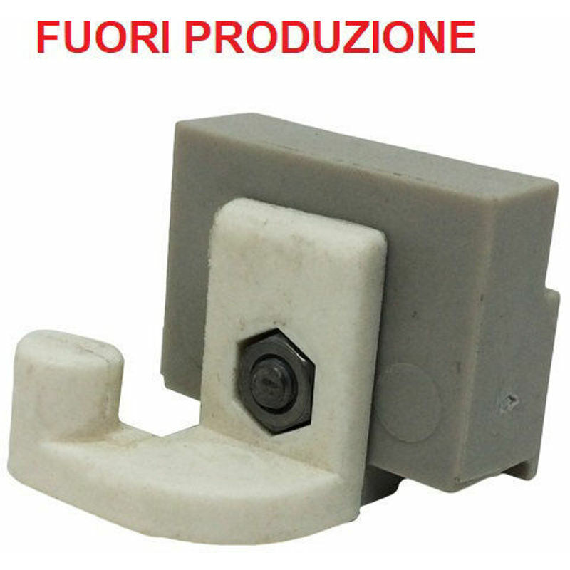 Ricambio gruppo gancio bianco inferiore per box doccia 2B MKI101