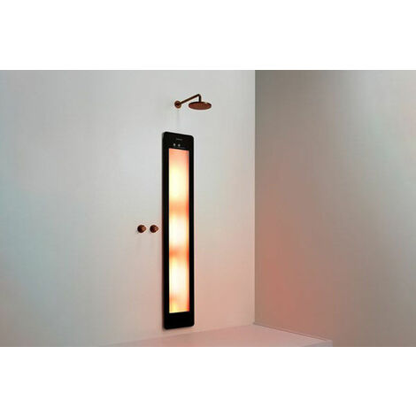 Lampada a infrarossi naturale Solarium Nera Sunshower One L L0500-L0102