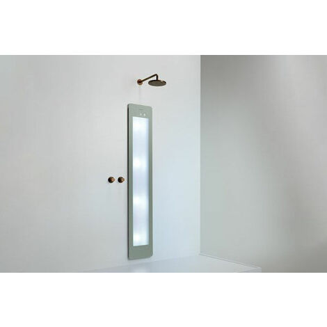 Lampada a infrarossi naturale Solarium + Luce UV Grigia Sunshower Plus L L0600-L0103