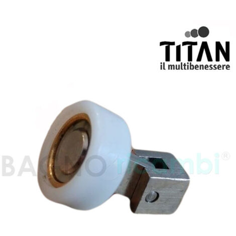 Ricambio ruota cuscinetto rotella a snodo per box doccia Titan CAKS7BI06 (1/2)