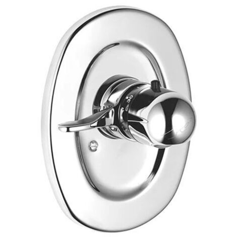 Piastra esterna cromo per miscelatore doccia Hansamix 08619195 (1/3)