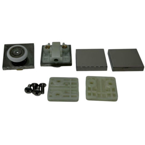 Ricambio coppia blocco ruota scorrevoli per box doccia Novellini R08BGLCMO2-K