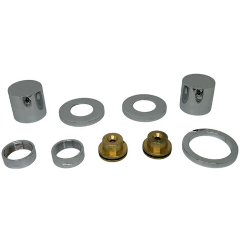 Kit estetico per rubinetteria tonda cromo Jacuzzi 431161951 ex 431161950