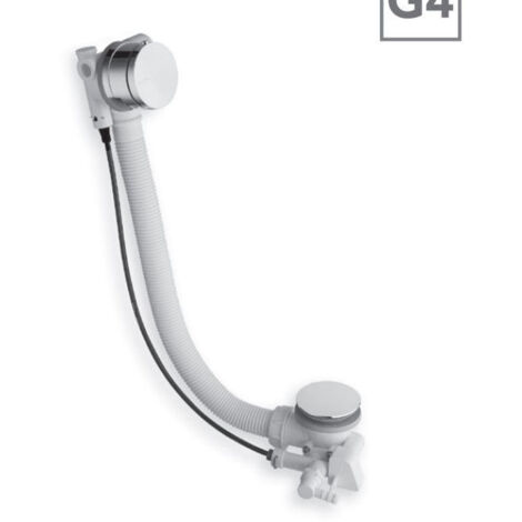 Colonna scarico cromo con erogazione drenaggio SILFRA Teuco 81808481621 67.5cm