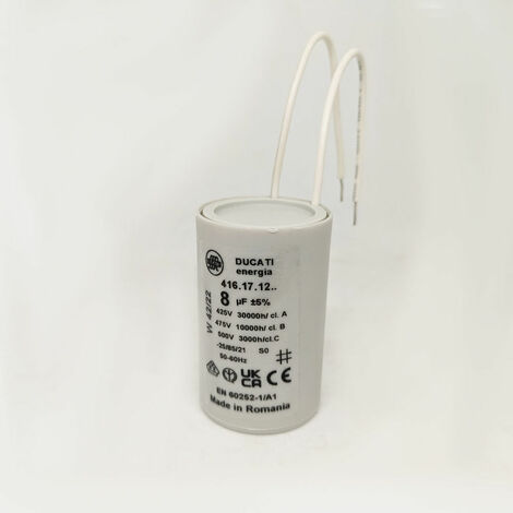 Condensatore 8mf SANIVITE SANICOM SFA V3380 SANITRIT