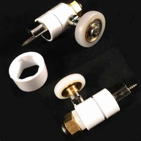Ricambio ruota cuscinetto rotella diametro 25 con dado bianco 81004301 Teuco
