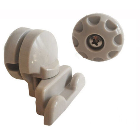 Ricambio pattino inferiore grigio per cabina curva Titan CADAS7GR05