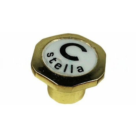 Ricambio Portaplacchetta acqua Calda Oro Serie Roma Da 1/2 Stella GR06-40C/ORO (1/2)