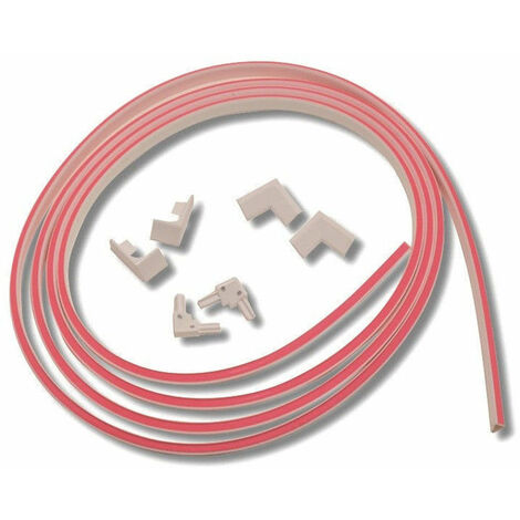 Ricambio kit profilo bordo vasca in gomma bianco ideal standard Calyx C1022646