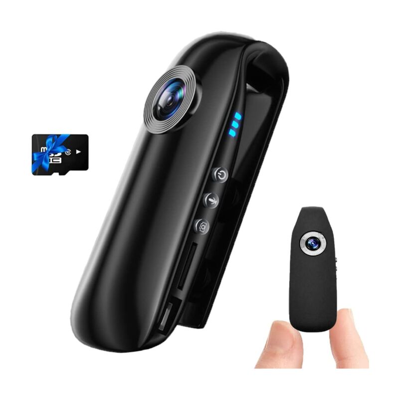 Caméra espion portefeuille cachée avec WiFi + FULL HD 1080P +