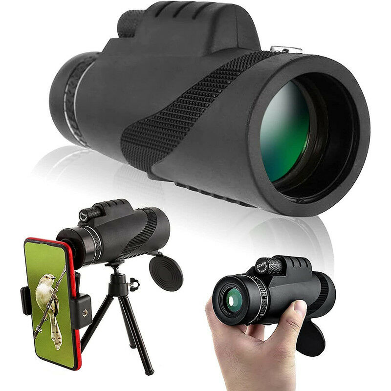 Verre optique Téléphone portable Télescope Monoculaire Zoom Caméra Objectif  Pour La Chasse Pêche Voyage Optique