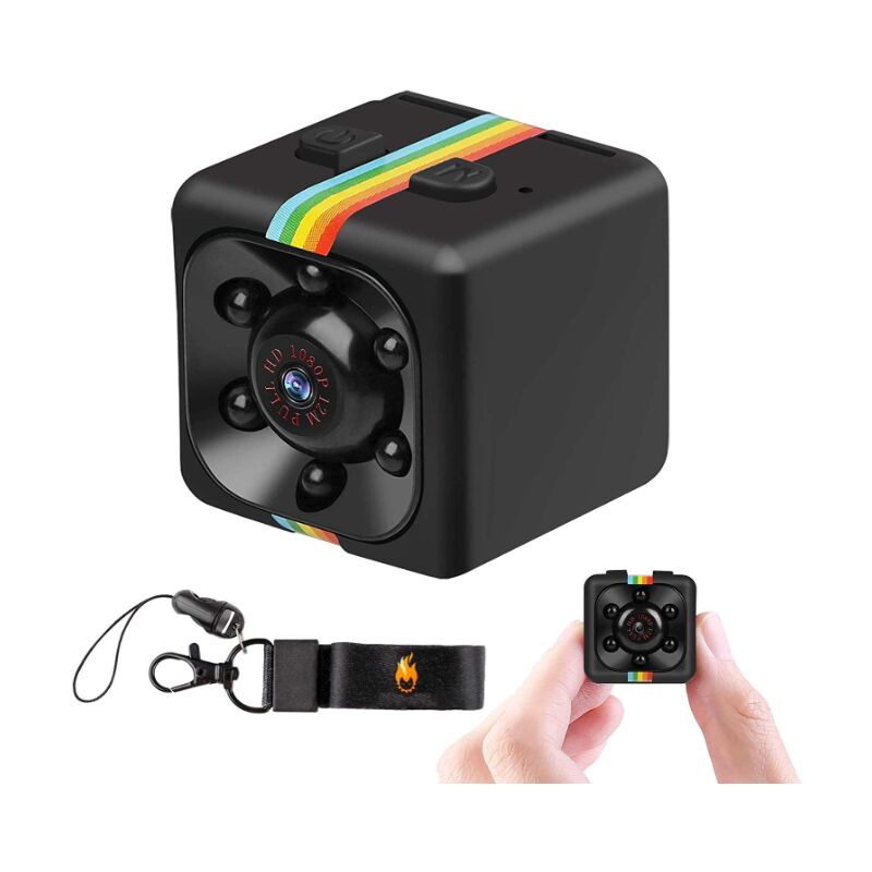 Mini caméra espion IP de surveillance Wifi, sans fil discrète, 1080p,  Vision nocturne, magnétique, polyvalent