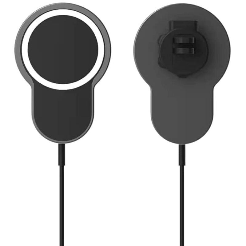 Chargeur Sans Fil Magsafe 15W ML3 D-Power avec Support Aération - Noir
