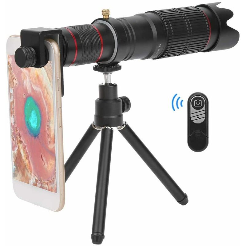 Zoom optique 12x à Clip pour téléphone portable, lentille de télescope HD,  objectif de caméra pour téléphone portable universel, haute qualité