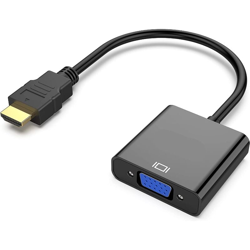 HDMI vers RCA/1080P HDMI vers AV/3RCA Convertisseur, Haute Définition  Répartiteur Audio Vidéo, Adaptateur Composite pour TV/VHS/VCR/DVD/PAL/NTSC,  Mâle