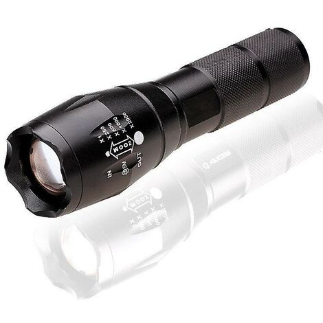 Lampe torche rechargeable LED 2000 lumens