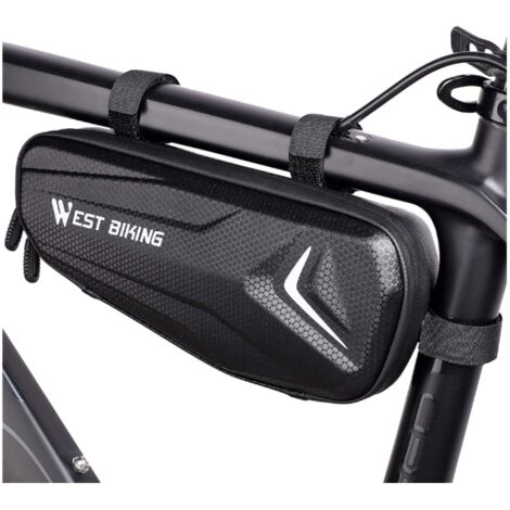 Sacoche de cadre de vélo, support de téléphone de vélo, pochette de tube  avant de vélo étanche pour guidon de vélo support de téléphone sacoche de  rangement pour barre transversale pour iPhone