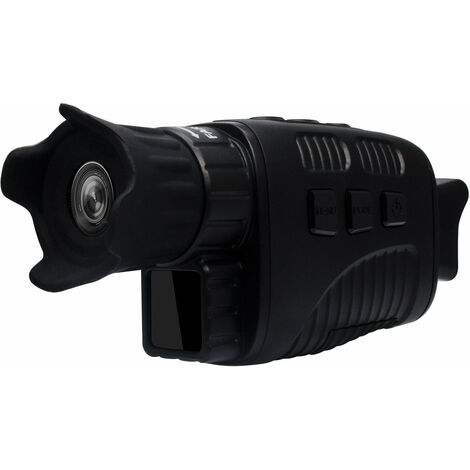 Lunettes de vision nocturne, caméra infrarouge (IR), avec double  enregistrement photo + vidéo (noir)-BISBISOUS