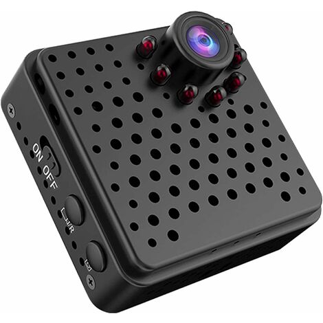 Mini caméra espion avec fonction détecteur de mouvement noir - Conforama