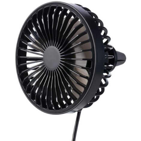 Petit ventilateur de bureau USB, ventilateur de bureau silencieux portable  à 3 vitesses, ventilateur personnel rotatif à 360 ° de 10,2 cm  ,bleu-BISBISOUS