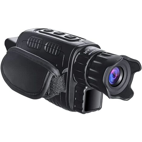 Lunettes de vision nocturne, caméra infrarouge (IR), avec double  enregistrement photo + vidéo (noir)-BISBISOUS