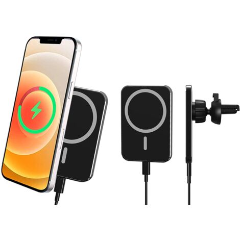 Support Magnétique De Téléphone Portable Chargeur Sans Fil Xiaomi