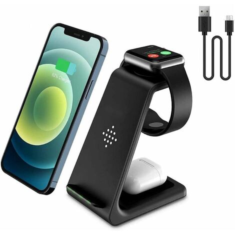 Station de charge magnétique sans fil 3 en 1 compatible magsafe pour votre  Iphone, Apple Watch et AirPods