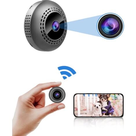 Mini caméra espion wifi, caméra cachée sans fil 1080P petite