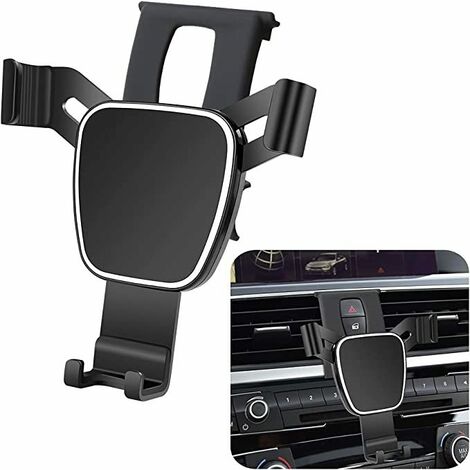 Porte telephone voiture pour accessoires automobiles support de navigation  décoration intérieure support de téléphone portable (noir),BISBISOUS