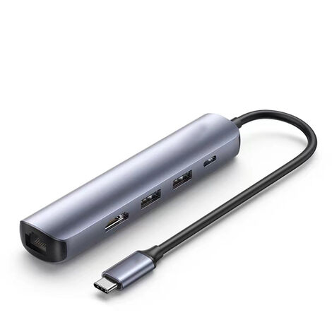 Hub USB C, adaptateur multiport USB C Hub avec HDMI 4K 60 Hz