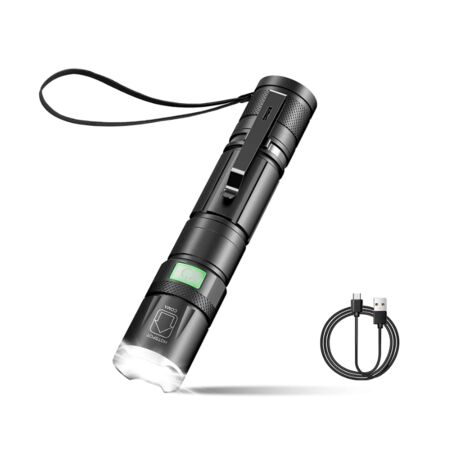 Lampe torche rechargeable LED 2000 lumens